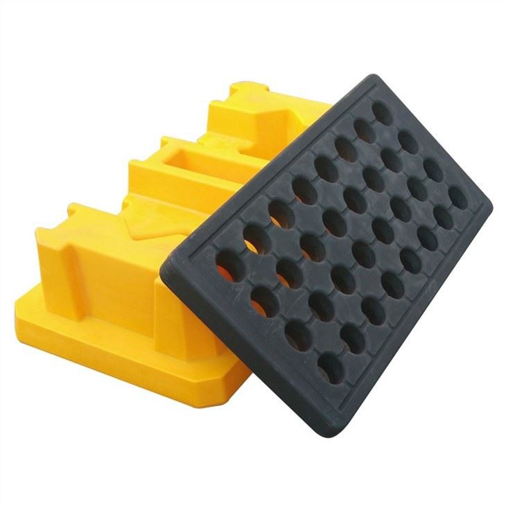 HDPE Spill Containment Pallet for Drums with Drain - Durable & Stackable image 8