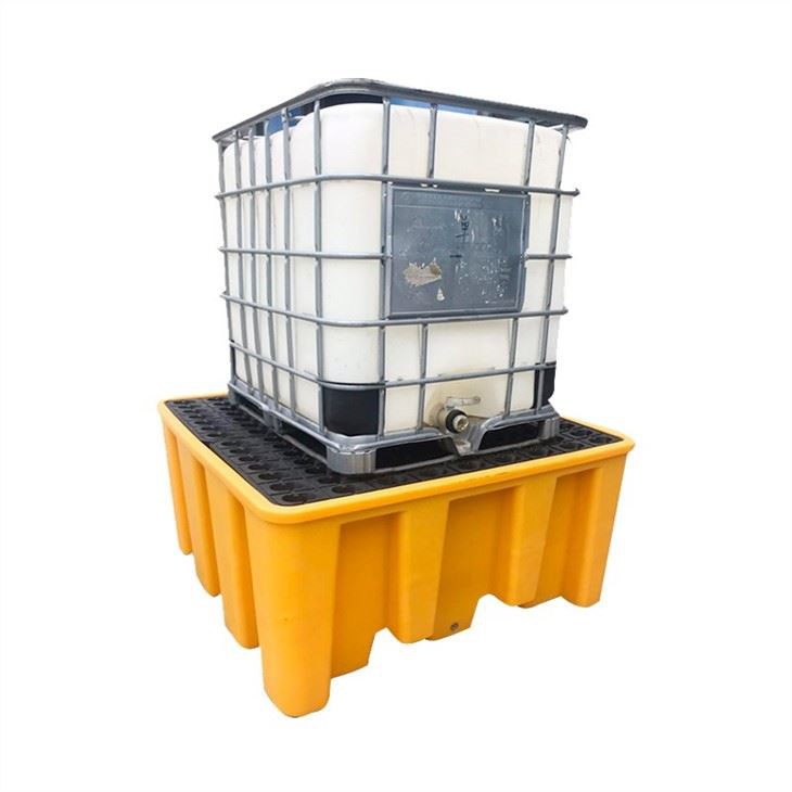 HDPE Spill Containment Pallet for Drums with Drain - Durable & Stackable image 6