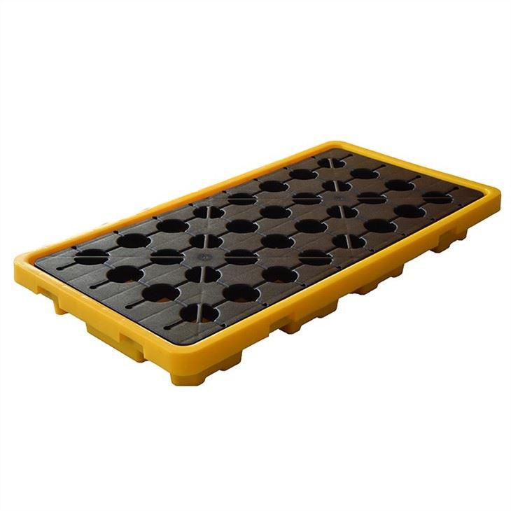 HDPE Spill Containment Pallet for Drums with Drain - Durable & Stackable image 3