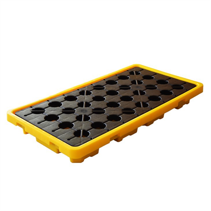 Durable HDPE Low Profile Spill Containment Pallet for Hazardous Liquids