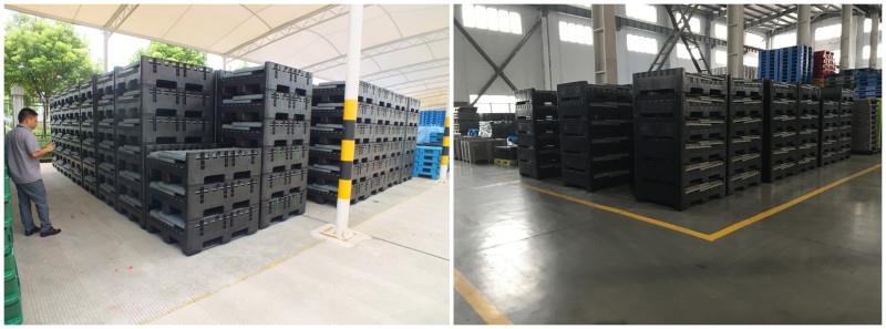 Durable HDPE Foldable Plastic Pallet Box for Logistics