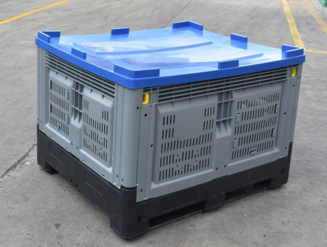 Logistics-Bulk-Container-308x234 Durable HDPE Large Foldable Plastic Pallet Container for Logistics