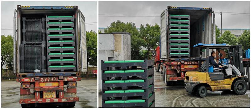 Customizable Folding Crate Durable Stackable HDPE Folding Plastic Crate for Logistics