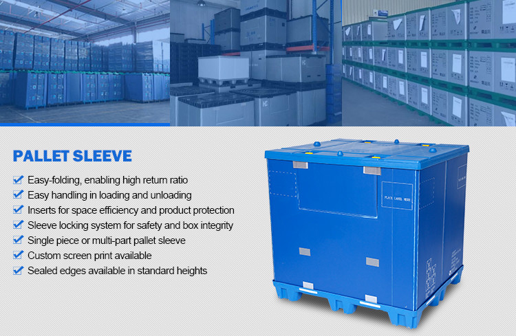 Heavy-Duty HDPE Stackable Plastic Shipping Container