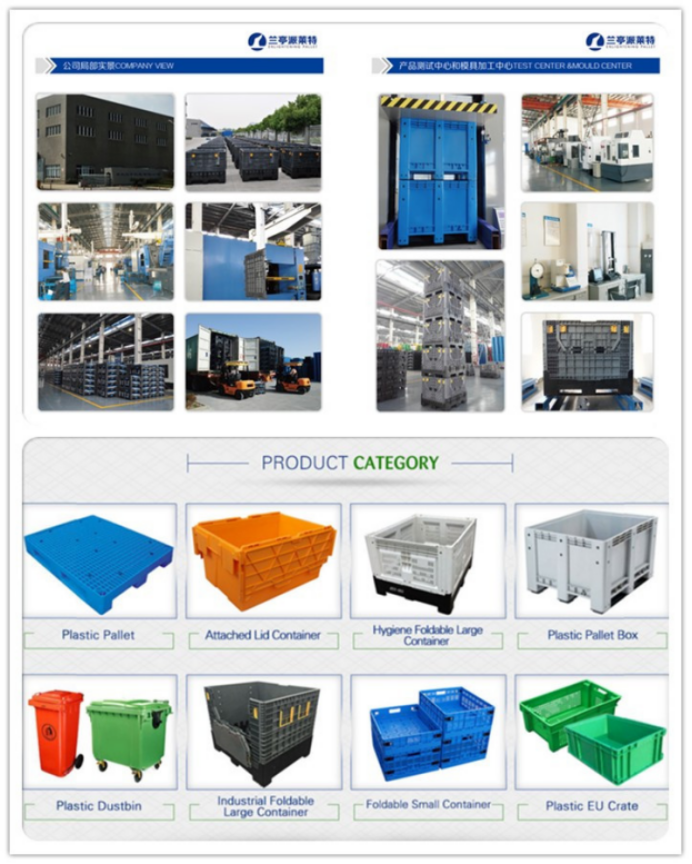 factory-production Durable HDPE Stackable 4 Drum Spill Pallets for Logistics