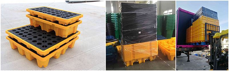 HDPE Poly Spill Containment Pallet for Safe Liquid Storage