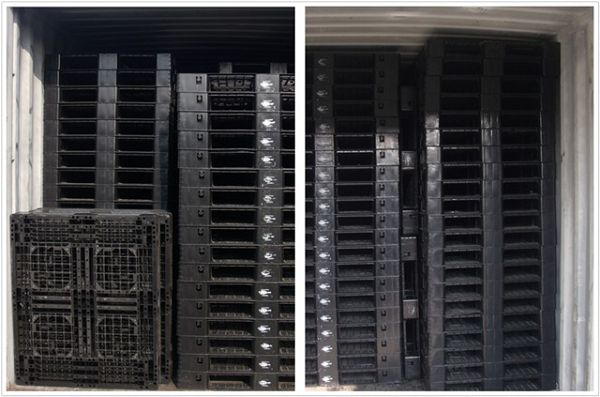 Durable 1200x1000mm HDPE Plastic Export Pallet - Stackable & Lightweight