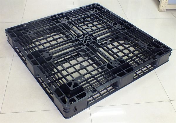 Durable HDPE Black Plastic Export Pallet 1200x1000mm