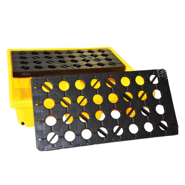 Durable HDPE Chemical Spill Plastic Pallet - Stackable & Versatile