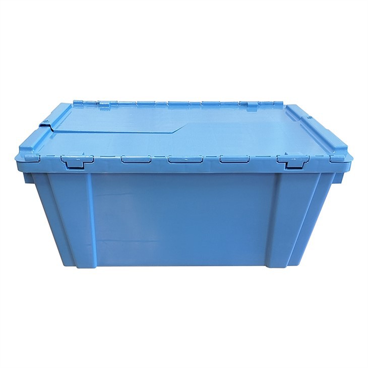 Durable HDPE Stackable Moving Storage Box with Secure Lid