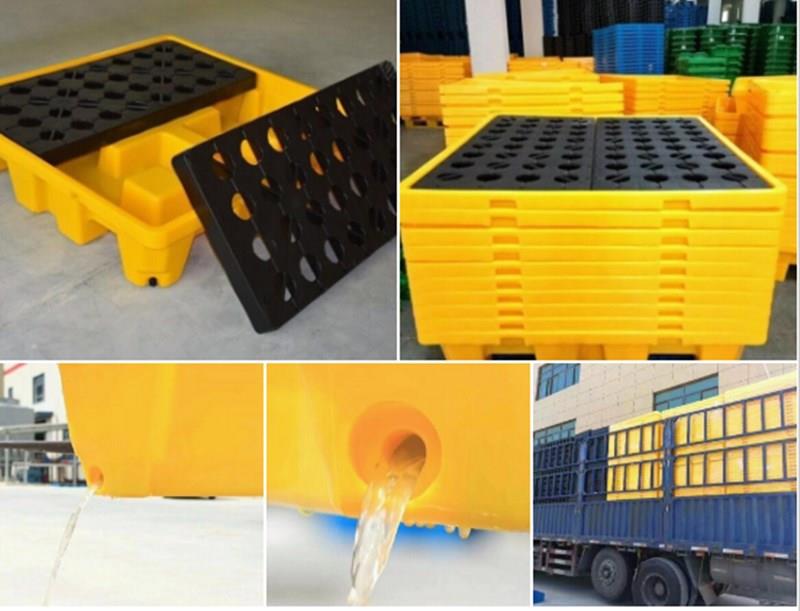 Durable HDPE Stackable Oil Spill Containment Pallet