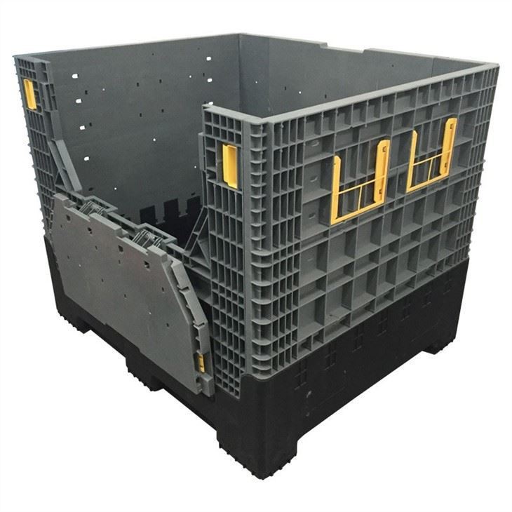 Heavy-Duty Collapsible HDPE Bulk Container for Logistics image 3