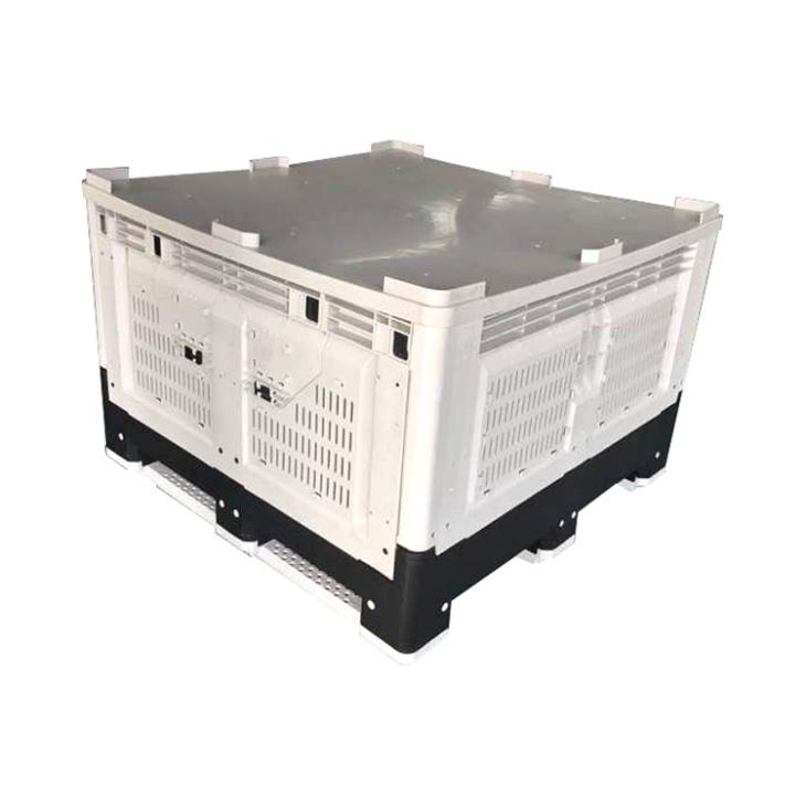 HDPE Stackable Plastic Pallet Boxes for Fruits & Vegetables