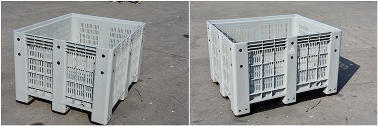 Durable Vented Plastic Container Durable Stackable HDPE Vented Plastic Containers for Agriculture