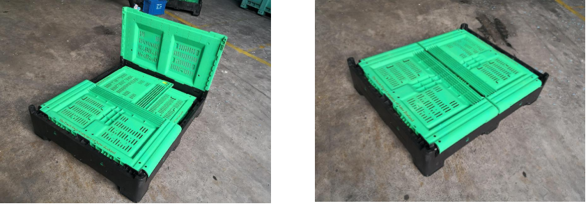 Foldable Plastic Pallet Bin for Logistics and Storage HDPE Foldable Plastic Pallet Bin for Logistics & Storage