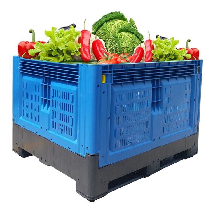 Durable HDPE Stackable Plastic Pallet Bins for Harvesting