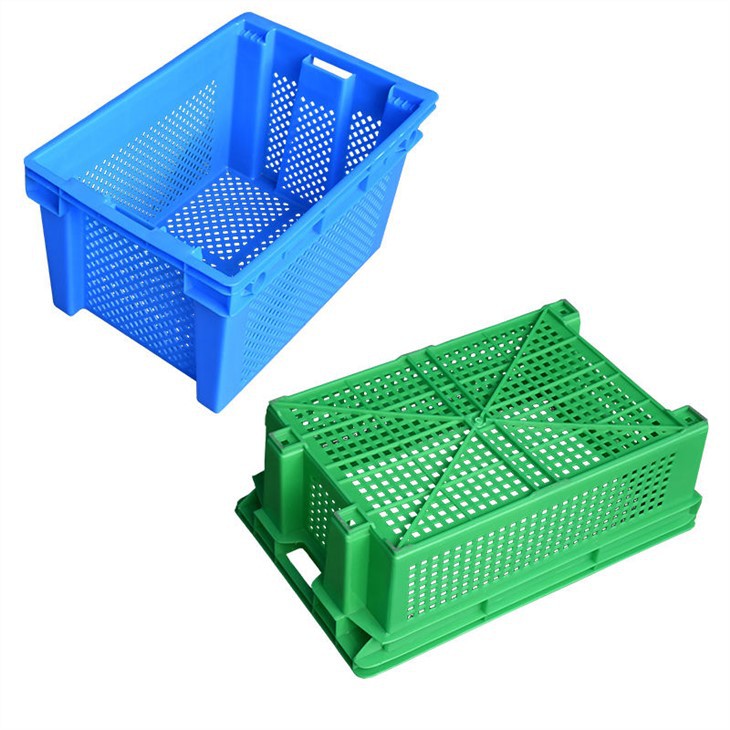 Durable Vented Agricultural Crate | Stackable & UV-Resistant HDPE