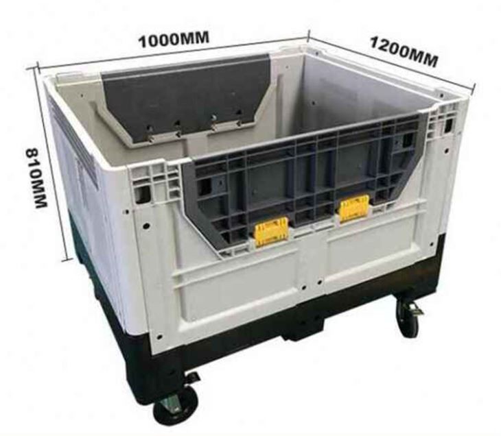 Durable HDPE Foldable Textile Container for Clothing Storage