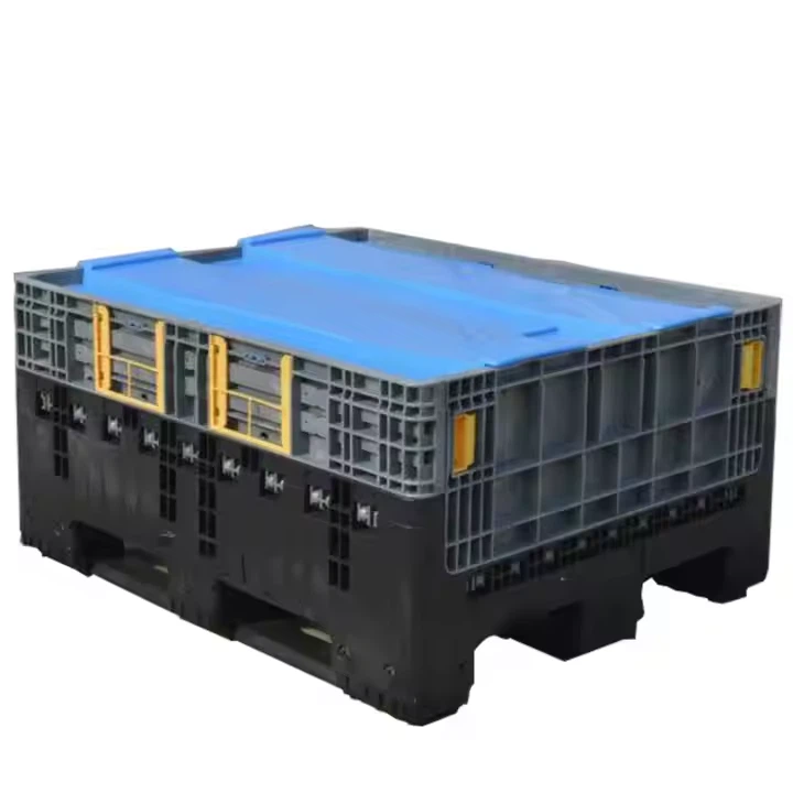 HDPE Stackable Folding Large Container for Automotive Logistics
