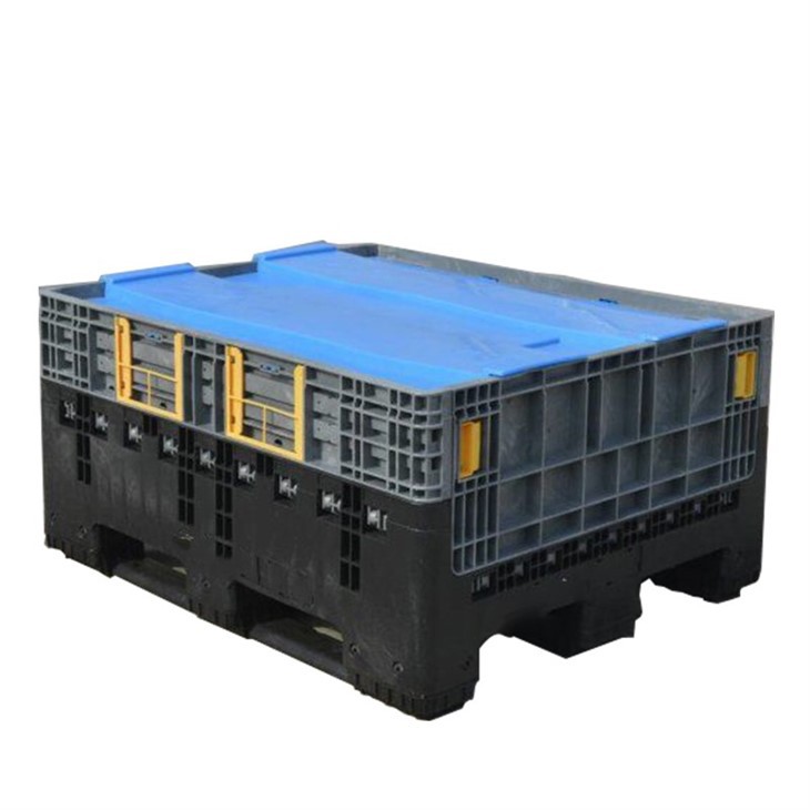Durable HDPE Stackable Pallet Boxes for Efficient Storage image 4