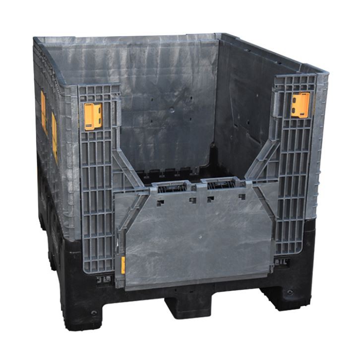 Heavy-Duty Foldable HDPE Plastic Container for Logistics image 3
