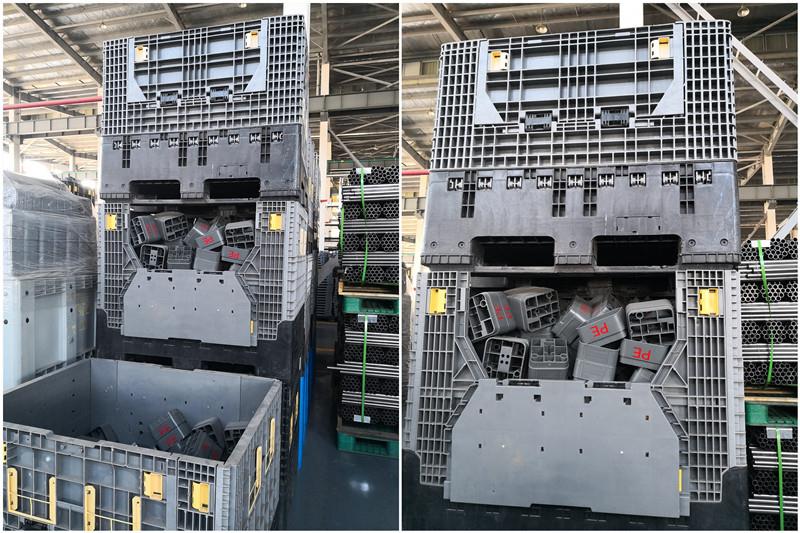 Foldable Plastic Container Heavy-Duty Foldable HDPE Plastic Container for Logistics