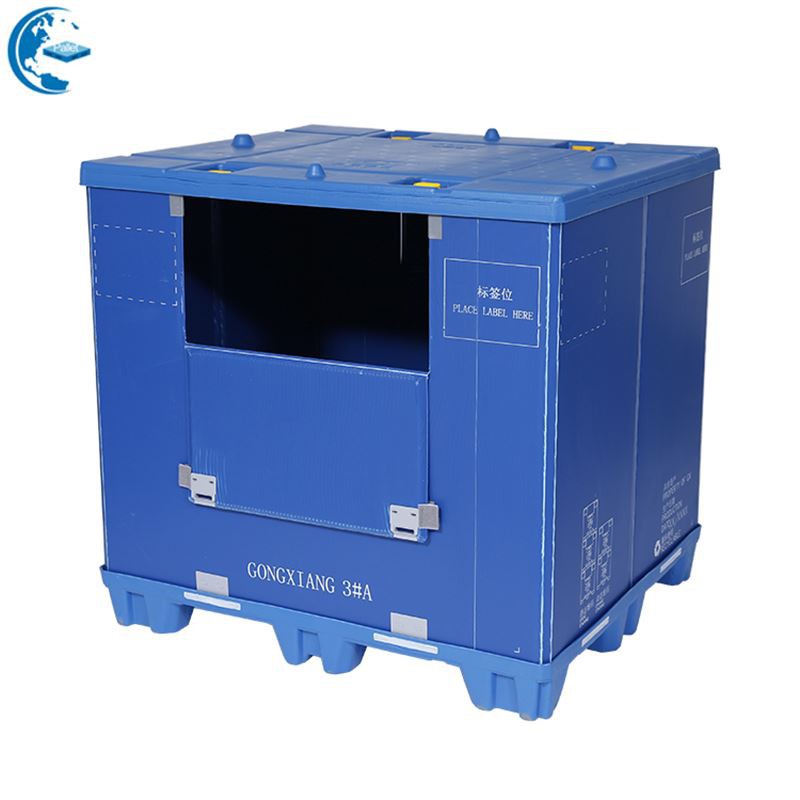 Foldable Plastic Pallet Sleeve Container 1600x1150mm Custom Foldable Plastic Pallet Sleeve Container 1600x1150mm