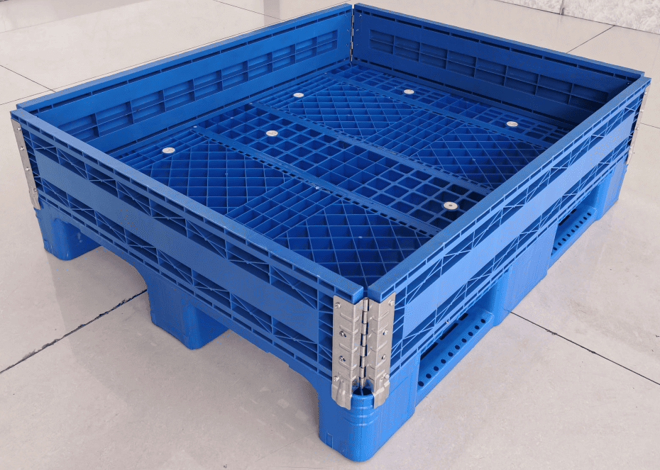 Durable HDPE Stackable Plastic Fold Pallet Collar