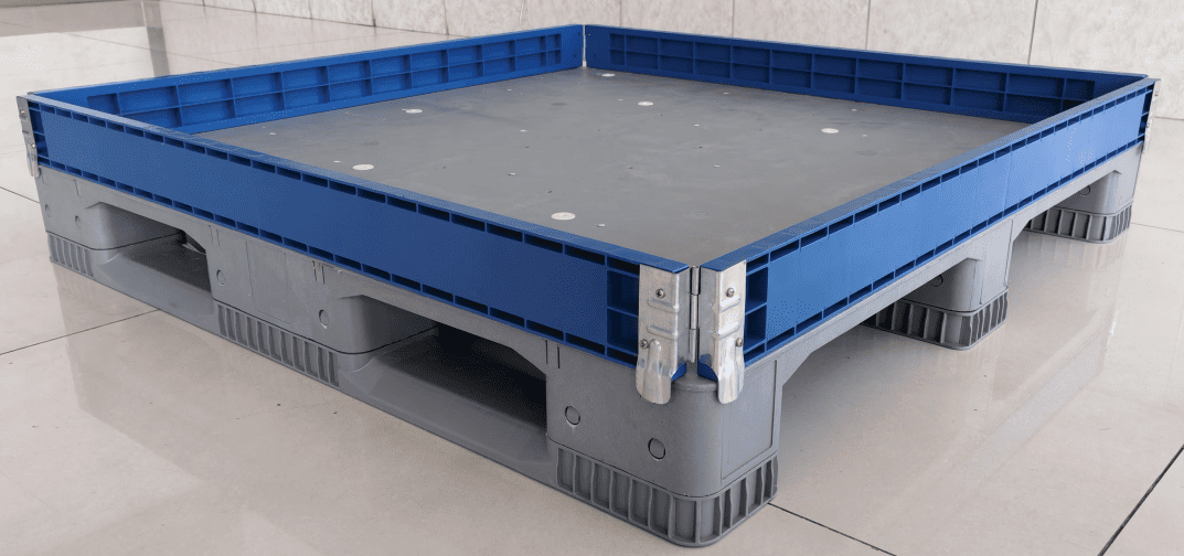 Durable HDPE Stackable Plastic Fold Pallet Collar
