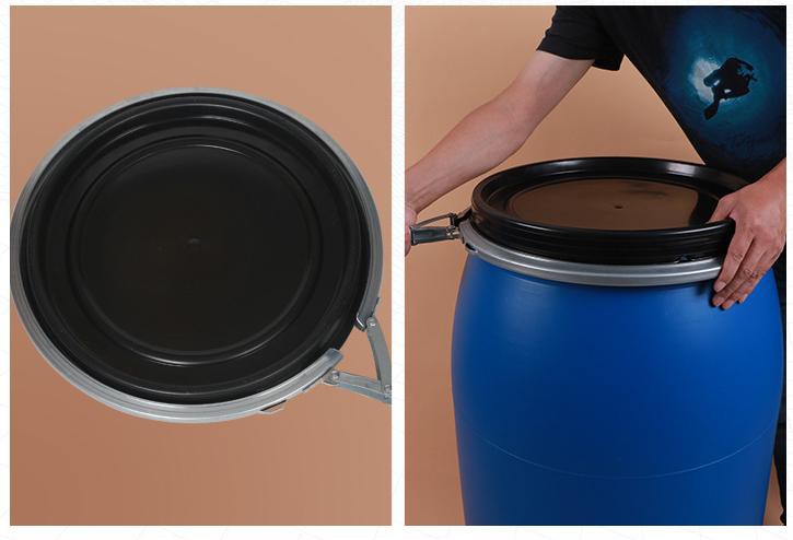 Customizable Plastic Drum Durable 55 Gallon HDPE Plastic Drum with Stackable Lid