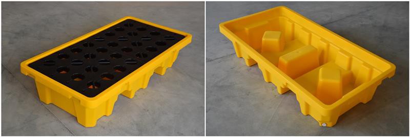 High-Performance Drum Spill Pallet Durable HDPE Drum Spill Pallet for Safe Storage
