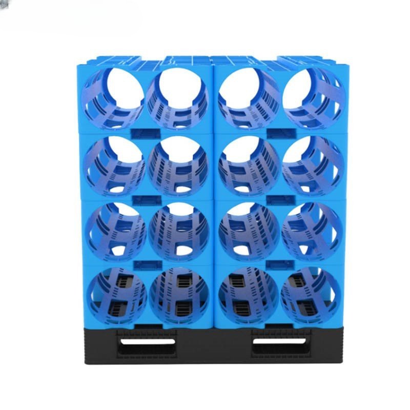 Durable HDPE Stackable 2-Pocket Modular Storage Rack