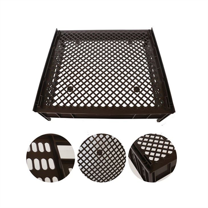 Heavy-Duty Stackable Plastic Crate for Logistics & Storage image 3