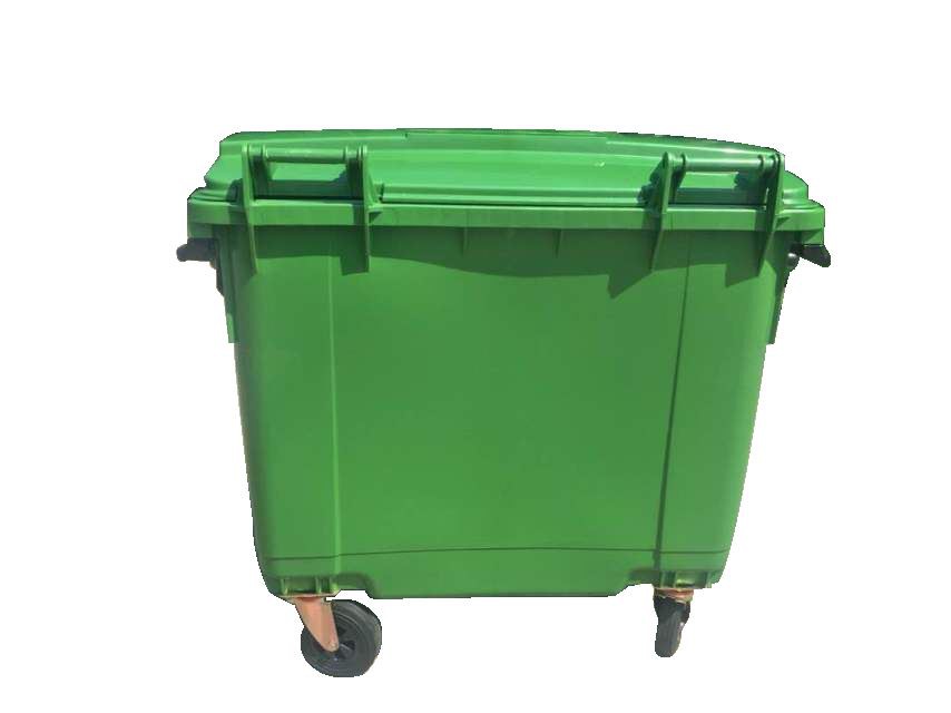 Heavy-Duty HDPE Stackable Plastic Bin with Wheels