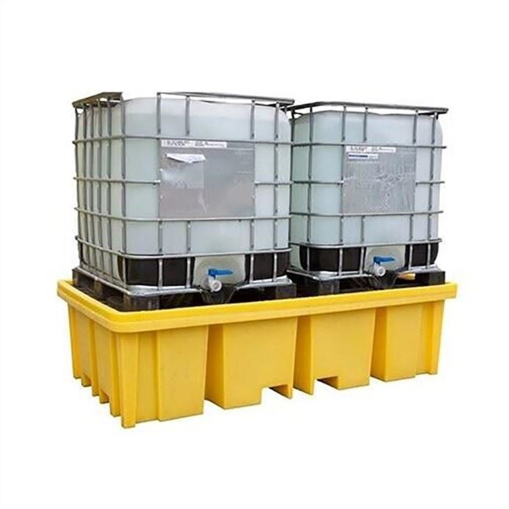 Durable Double IBC HDPE Poly Pallet - Stackable & Chemically Resistant image 2