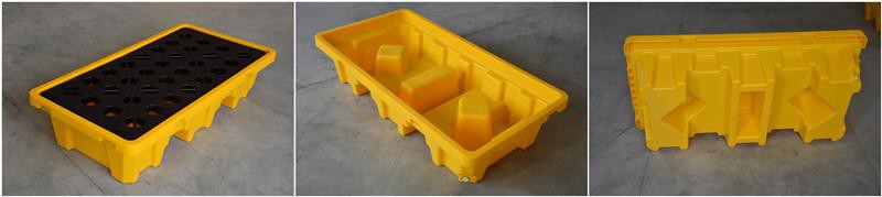 Chemical Spill Containment HDPE Pallet Heavy-Duty HDPE IBC Spill Pallet – Stackable & Durable