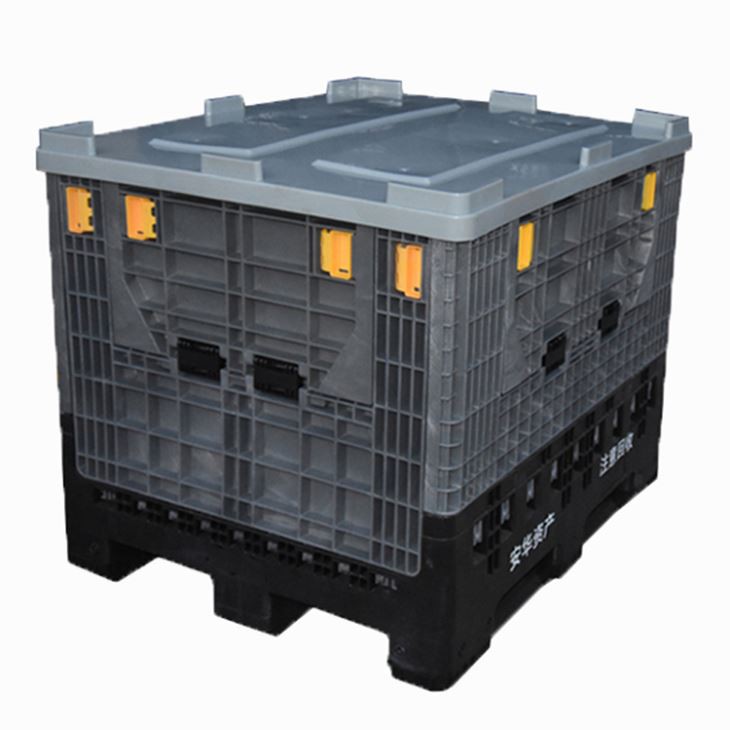 Durable HDPE Stackable Bulk Bin for Auto Parts