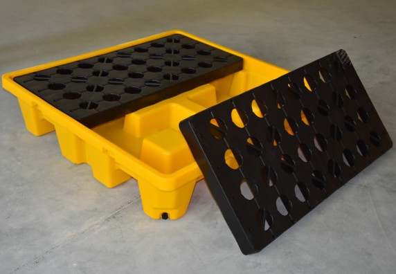 Durable HDPE Spill Containment Pallets - Stackable and Safe