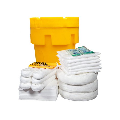 65-Gallon Spill Kit in Use 65 Gallon Durable HDPE Spill Kit for Industrial Safety