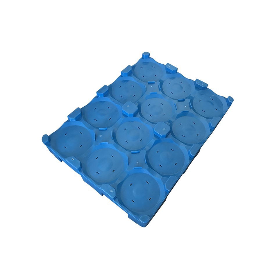 Heavy Duty 12-Bottle Water Bottle Plastic Pallet for Logistics