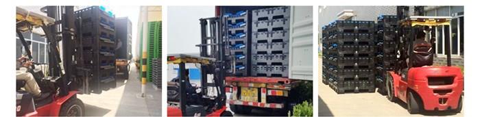 Heavy-Duty HDPE Stackable Plastic Mega Bin for Storage