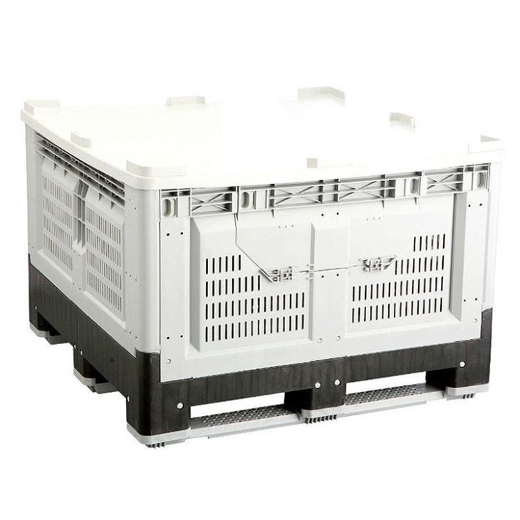 Heavy-Duty Folding Vegetable Pallet Box – HDPE, Stackable, Hygienic