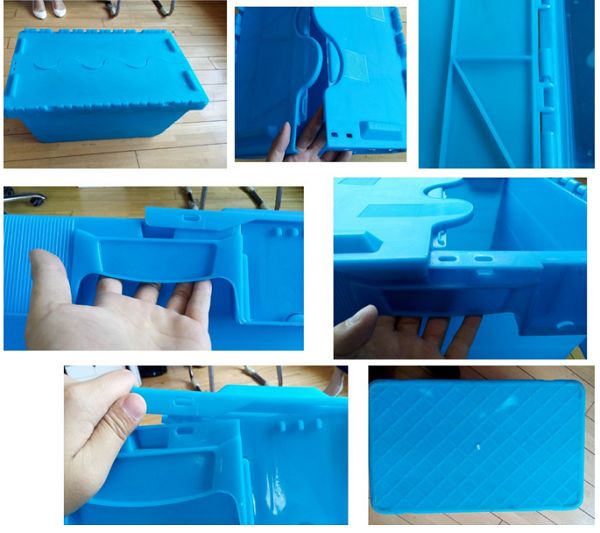 Versatile Storage Box Durable Food Grade HDPE Stackable Turnover Box 26L