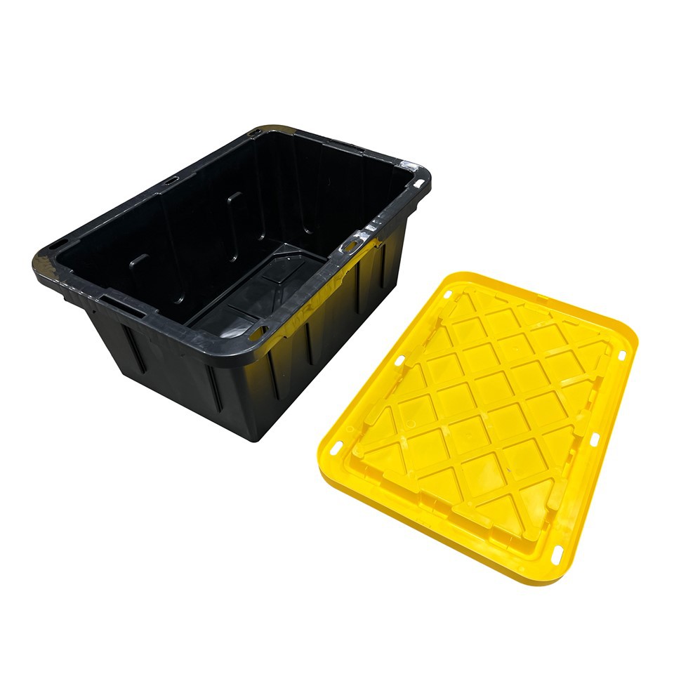 Durable HDPE Stackable Tough Box Storage Containers for Wholesale
