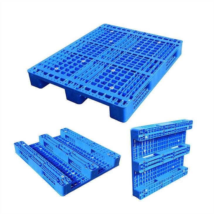 Durable HDPE Single Face Plastic Pallet for Logistics