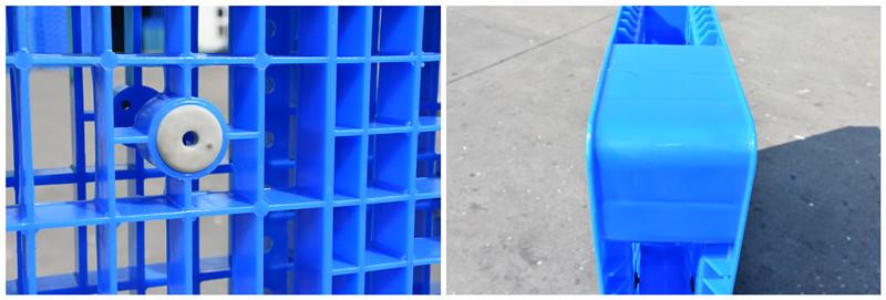 Reversible HDPE Plastic Pallet Reversible Stackable HDPE Plastic Pallet for Logistics