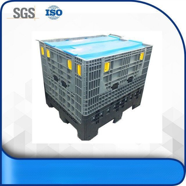 Durable HDPE Large Collapsible Plastic Pallet Box for Logistics