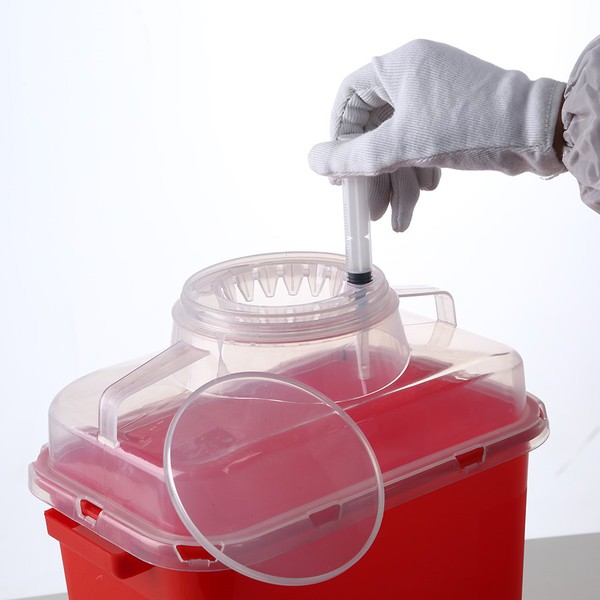 Heavy-Duty HDPE Sharps Disposal Containers - Multiple Sizes