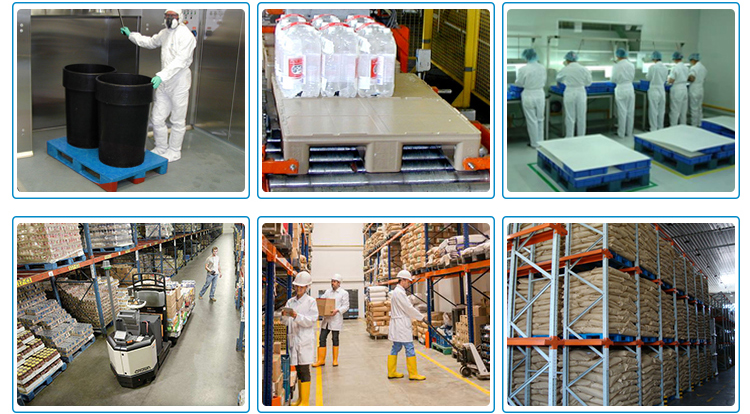 HDPE Full Flat Surface Plastic Pallet for Logistics & Warehouse