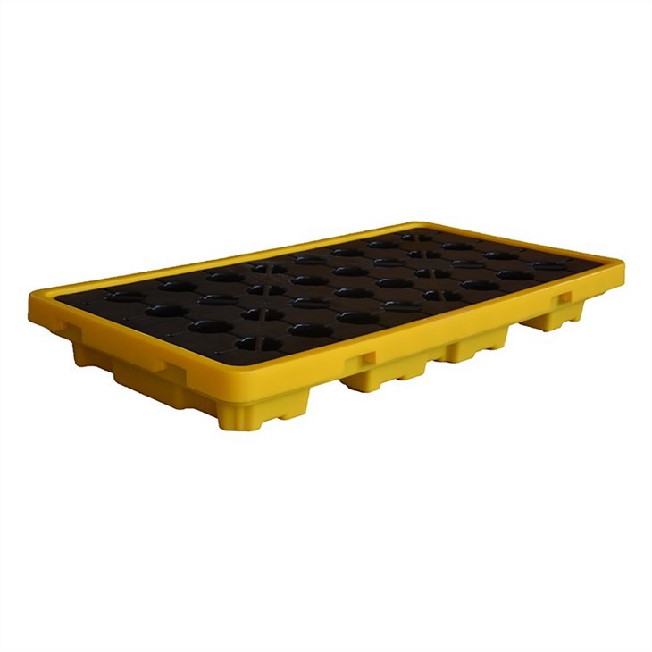 Durable HDPE 2-Drum Spill Pallet for Chemical Storage image 3